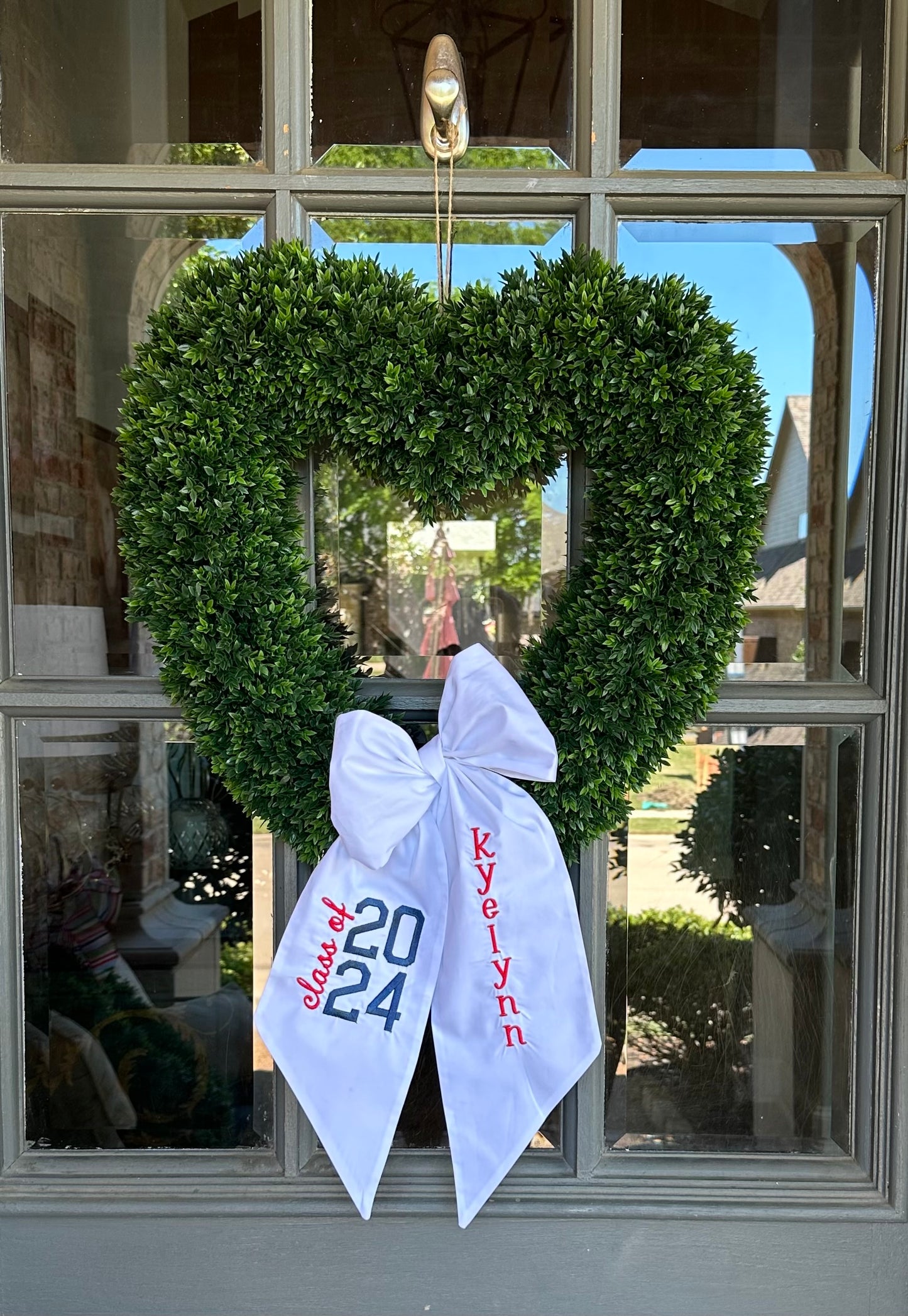 Seersucker Wreath Sashes