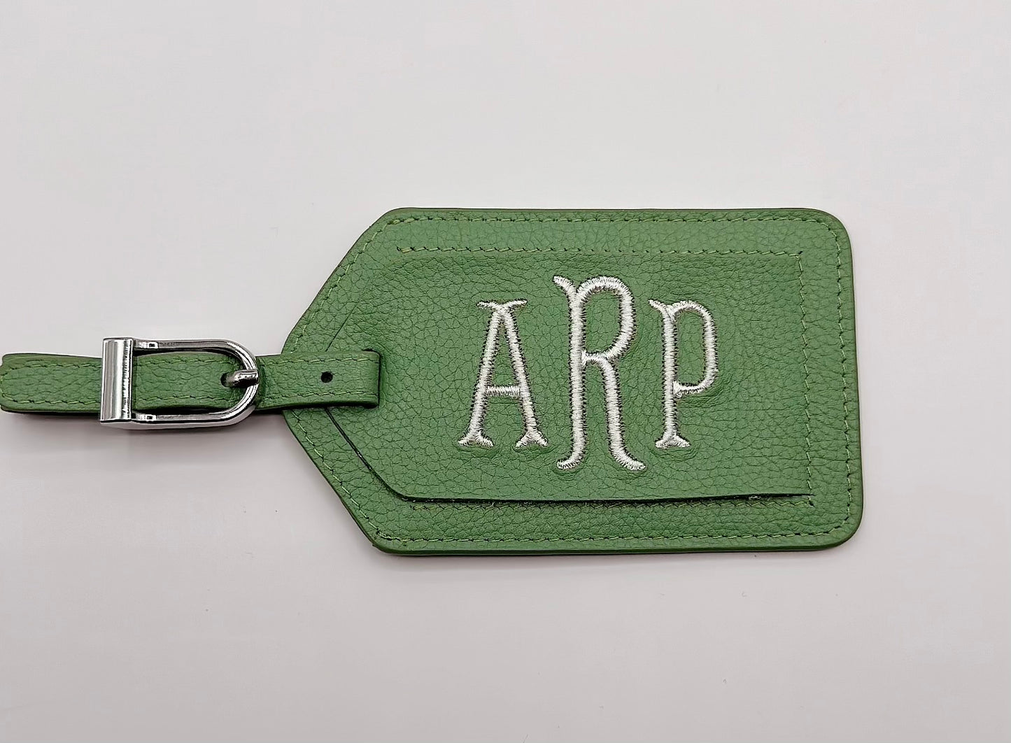 100% Leather Luggage Tag for Men