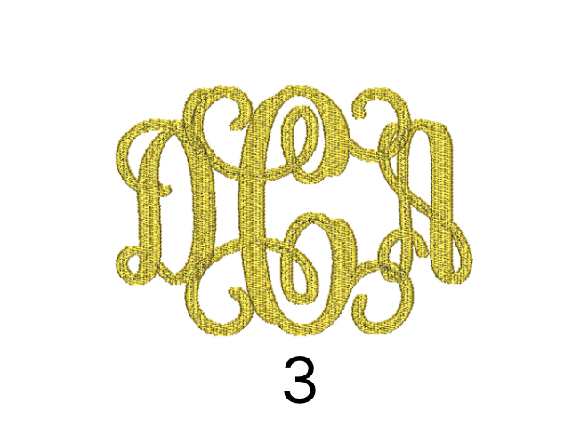 Standard Monogram Standard Monograms – Sew Southern Chic