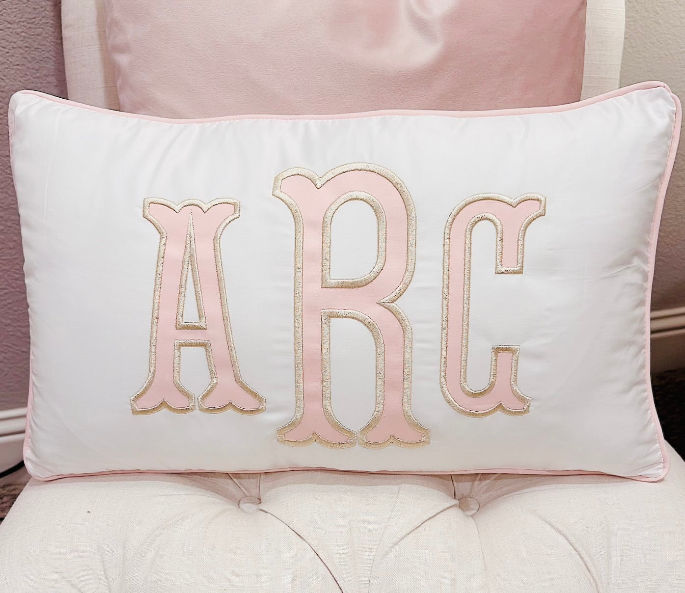 12” by 20” Piped Pillow