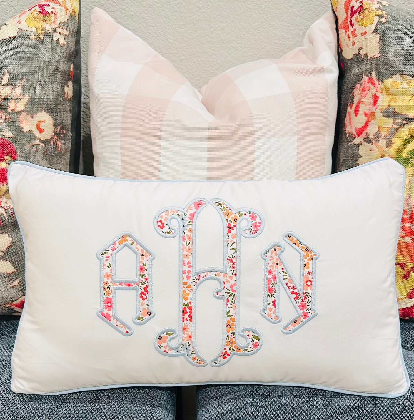 12” by 20” Piped Pillow
