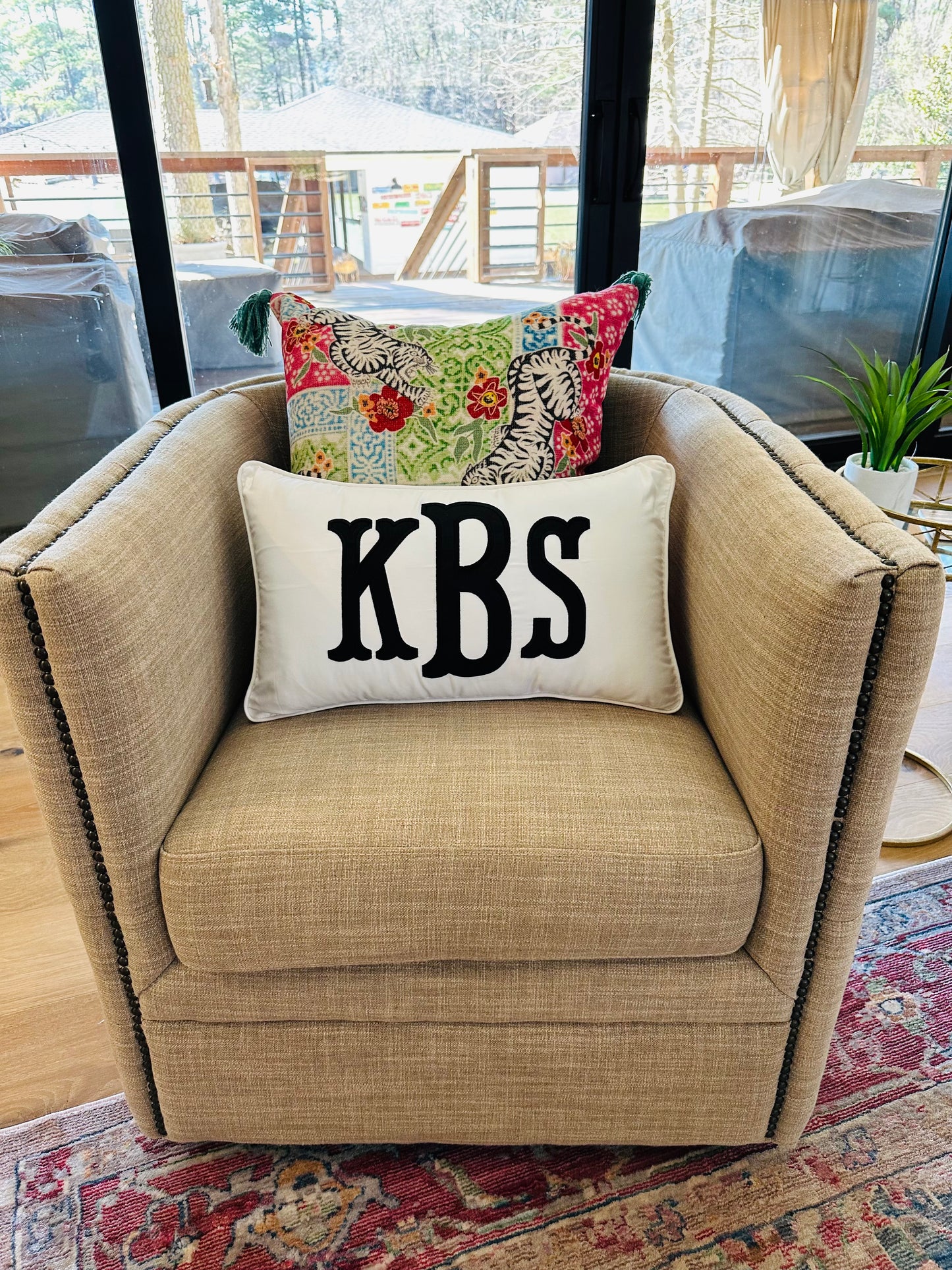 12” by 20” Piped Pillow
